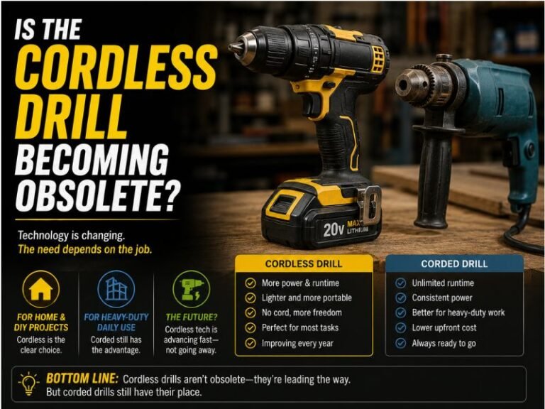 Is The Cordless Drill Becoming Obsolete?
