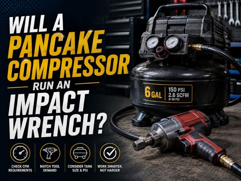 Will a Pancake Compressor Run an Impact Wrench?