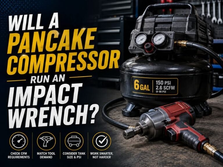 Will a Pancake Compressor Run an Impact Wrench?