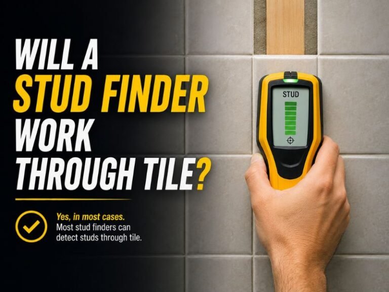 Will a Stud Finder Work Through Tile? Complete Guide