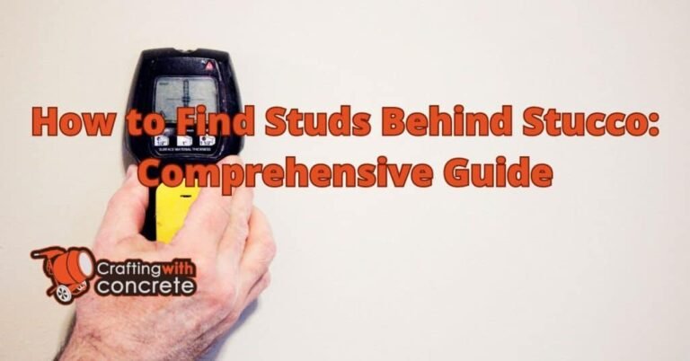 How to Find Studs Behind Stucco