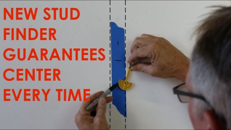 How to Find Center of Stud