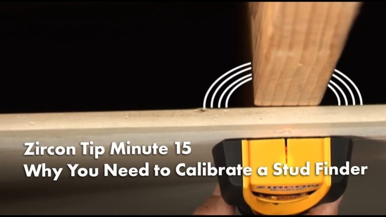 How to Calibrate a Stud Finder